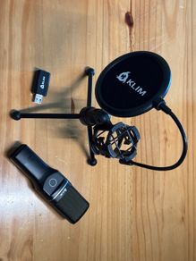 Klim USB Microphone with tripod stand and pop filter