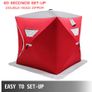 Ice Fishing Shelter Portable Pop-Up Waterproof and Windproof Tent Easily Set-Up for Outdoors Winter Fishing Camping Hiking Image 5