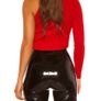 _One_sleeve_crop_ripp_sweater__Color_RED or white fits xs s m Image 2