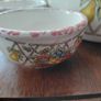 Vintage Italian fruit bowl set features hand painted fruit decorations Image 4