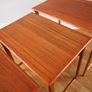 Danish Mid Century Modern Teak Nest Of Tables / B.C. Mobler, Vejle, Denmark, Vintage 1960s Image 7