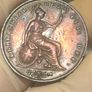 1846 Penny Victoria SCARCE DATE Nice Grade Image 6