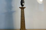 Vintage Egyptian style column lamp c1970.