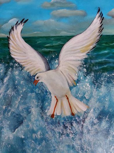 Large Acrylic Painting - Final Price reduction