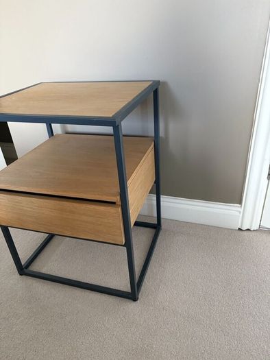 Oak Bedside Lockers / Side Tables  Like New