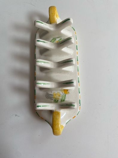 Crown Devon pretty mid 20th century toast rack