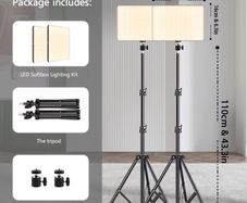 Portable LED Square Light with Adjustable Brightness