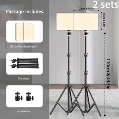 Portable LED Square Light with Adjustable Brightness