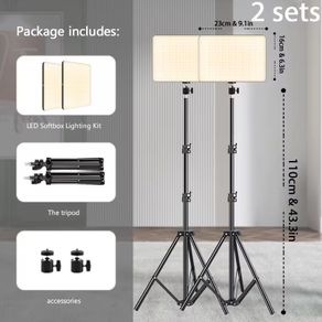 Portable LED Square Light with Adjustable Brightness