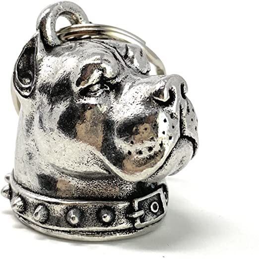 Bravo 3D Pit Bull Guardian Spirit Bell Motorcycle Motorbike Biker Gift
