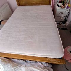 Double bed with mattress