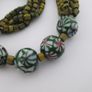 Antique Venetian Style Millefiori & Stripe Glass Beads Necklace Image 9