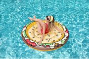 Inflatable Air Mattress Burger Pool Lounge 158 cm