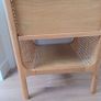 Meadows and Byrne rattan side table -- as new Image 4