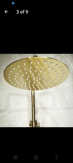 Brushed Brass Luxury Exposed Shower