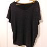 Vera Moda Maternity Glitter Black Top Size Medium Image 5