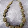 Vintage Chunky Stone Necklace & Bracelet Set Image 2