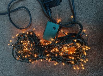 180 Golden Glow Outdoor Christmas Lights