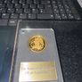 Gold 1/4 oz .999 Gold Angel anniversary edition coin Image 3