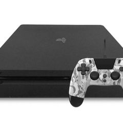 Sony PlayStation 4 Slim 1TB with Giotek Wired Controller (Grade B)