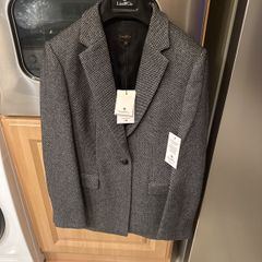 Lisa Lust Sold Out Herringbone Blazer-Size 10 BNWT
