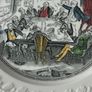 Adams Ironstone Plate Mr Pickwick addresses the Club Image 3