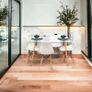 Modern Nordic Dining Set + 4 chairs - white Image 2