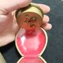Retro West Clox Round Red Travel Clock Image 4