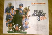 Police Academy 3 quad poster