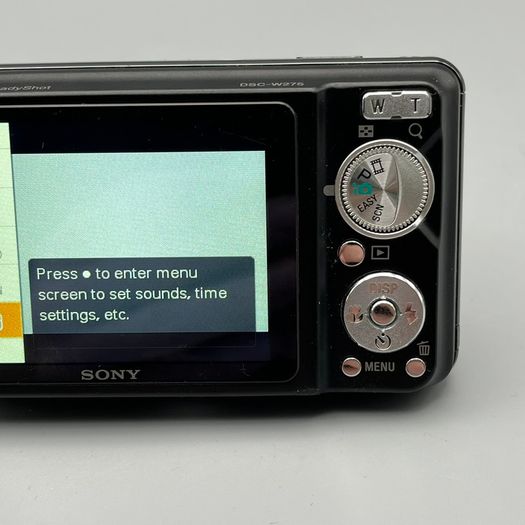 Sony DSC-W275 12.1MP Digital Camera Black - Full Kit