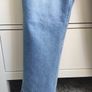 Dunnes Stores Blue Straight Leg Jeans Size UK 12 Never Worn Image 4