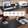 Leather Desk Pad Protector,Mouse Mat,Office Desk Mat,Non-Slip PU Leather Desk Blotter,Laptop Desk Pad,Waterproof Desk Writing Pad for Office and Home Image 5