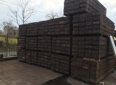 Oak Railway Sleepers