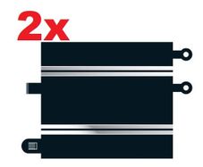 Scalextric C8222: 2x New Converter Track 1/2 Straight