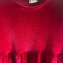 6-7y red velvet dress Image 2