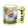 Tiger handle Ceramic Novelty Mug 11oz personalised mug Image 2