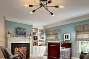 NEW SALE | Chandelier Light, 6 Lights Industrial Semi Flush Mount Ceiling Lamp, Vintage Chandelier Lighting for Living Room Bedroom Kitchen Dining Room Hallway E27