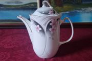 Vintage Royal Albert Horizons Star Flower Bone China Gold Gilt Coffee Pot / Water Pitcher Made In England