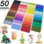 Shuttle Art 50 Colours Soft Oven Bake Modeling Clay Kit, 19 Sculpting Clay Tools and 10 Kinds of Accessories, Non-Stick, Non-Toxic, Ideal DIY Gift for Kids (FREE POSTAGE) Image 2