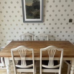 Solid wood table and chairs