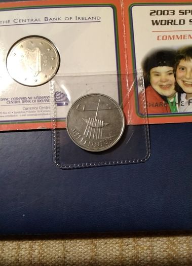 Two  Coins  Special Olympics  &  Millenium Pound