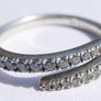 Pandora Sterling Silver 925 Lines Of Sparkle Ring Size P1/2 - 2,60g Image 8