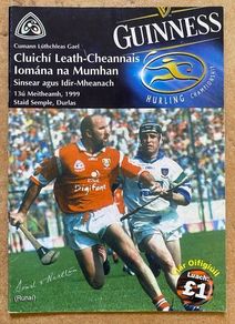 Very Rare 1999 GAA Cork v Waterford - GAA Munster Hurling Semi Final Programme