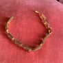 18k rolled gold link chain bracelet Image 5