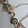 Vintage 9K Solid Gold 375 Chain Link Charm Bracelet 5,52g Image 8