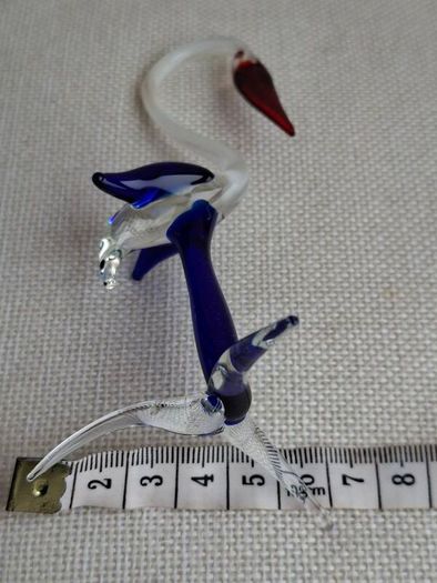 Hand Blown Glass Bird figurine