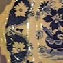 2 X Antique Oriental Plates Plus Figure Image 2