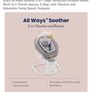 Graco All Ways Soother 2-in-1 Baby Swing and Portable Rocker (Birth to 6 Months Approx, 0-9kgwith Vibration and Adjustable Swing Speed, Stargazer Image 2