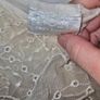 Vintage GHOST 2004 Archival Lace Maxi Dress Boho Wedding V-Neck Ruffled Image 2