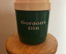 vintage Gordon's gin ice bucket